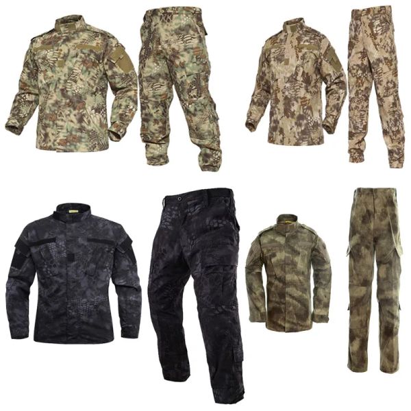 Pantalon tactique kryptek typhon bdU uniforme camouflage camouflage chemise et pantalon set mersoft peintball de chasse aux vêtements de combat uniforme