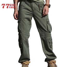 Pants Pantalon tactique pantalon Cargo multipoches hommes fermeture éclair militaire SWAT armée Airsoft Camouflage chasseur travail sur le terrain pantalon de Combat