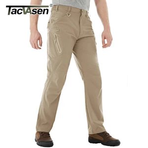 Broek tacvasen zomer lichtgewicht heren tactische broek quickdry waterbestendige wandelbroek met 8 zakken buiten werk broek man