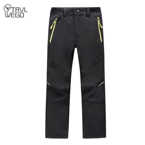 Pantalones trvlwego trekking pantalones otoño senderismo deportivo niña nocturna resplandor impermeable alduable sábado suave gruesas pantalones de campamento