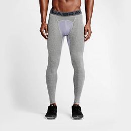 Pantalon uabrav collants pour hommes pantalon de compression à sec rapide sweat jogging pantalon gris noir de course de sport de sport leggings de gymnase pour fitness