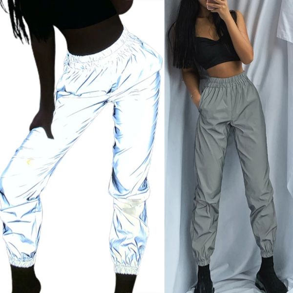 Pantalon femmes hommes pantalon de jogger réfléchissant