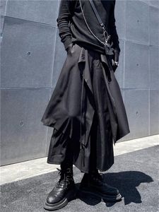 Broek Yamamoto wind losse culottes donkere valse twee persoonlijkheid kleine acht punten broek wijde pijpen casual broek mannelijk