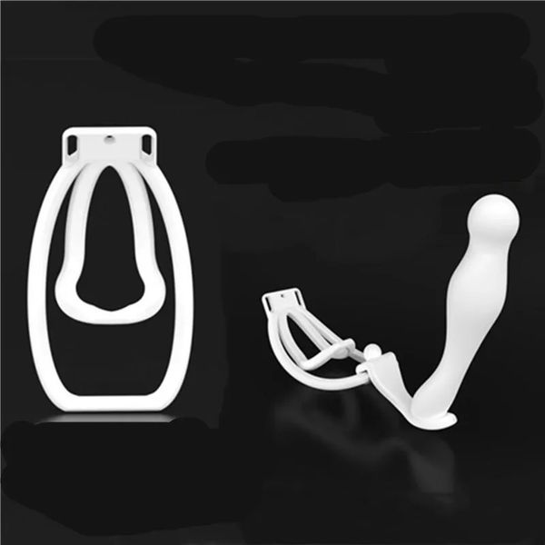 Culotte Fufu mâle femelle chatte cage de chasteté dispositif plug Anal lumière en plastique formation coq Cage jouets sexuels pour hommes 240102