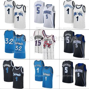 Paolo Banchero Vince Carter Penny Hardaway basketbalshirt Tracy Mcgrady paars blauw zwart