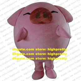Papa Pig Animal Pink Pig Mascot Costume Adulto Personaje de dibujos animados Traje Cut The Ribbon Eventos promocionales zz7836