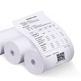 Papier 10/20/30 Rolls de papier d'impression thermique 57x30 mm Caisse enregistreuse Roll Paper Supermarket Receipt Takeaway Commande