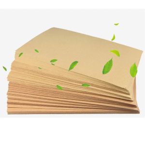 Papier 100 vel 100 g a4 maat bruin natuurlijk kraftpapier voor printer schrijven tekening plakboeking wenskaarten zakelijke diy ambachten