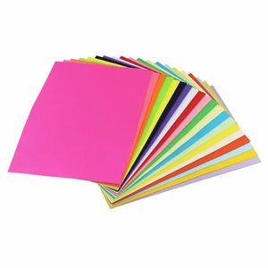 Paper 100 sábanas 80g Color A4 Copia sin recubrimiento Se puede elegir el color de mezcla de papel sin recubrimiento