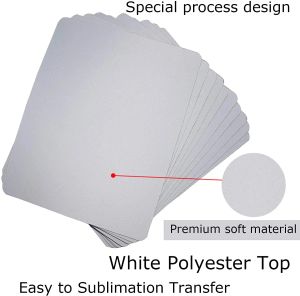Papier 10 -st toe sublimatie muiskussen blanco muis pad sublimatie spaties muispad voor sublimatieoverdracht warmte persdruk printvaartuigen