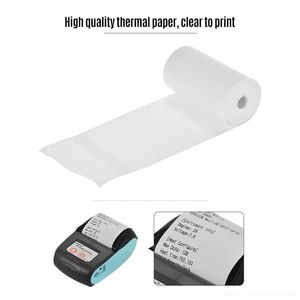 Papier 20 rouleaux 57x30 mm Receipt Thermal Paper Imprimer Impring Label Roll for Mobile Cash Registers Pos Printer Office Stationnery