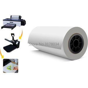 Paper 30 cm / 60 cm DTF Rollo Roll Glossy Clear Pretrat Pet Transfer Papel para Direct on Tshirts Colthing Textile 100m
