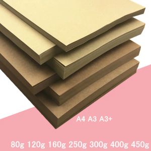 Papier 50/100 vellen / pakket A3 mat kraft -papier voor self -adhesive laser inkjet printer kopieerige kantoor kleuretiket label label