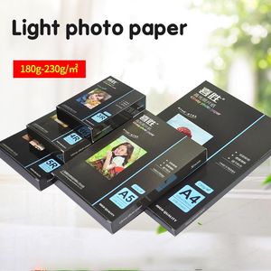 Paper 50 Hojas A4 A5 Impresoras de inyección de tinta con color Papel de alto Gloss Photo Studio Fotografiar Imaging 230g Impresión Papel