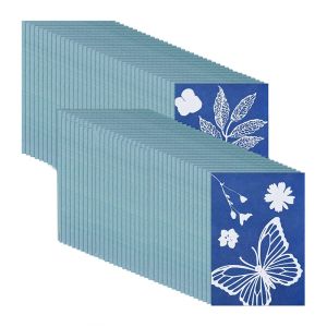 Papel 73 piezas kit de papel de cyanotipo de papel solar, dibujo solar sensibilidad al papel sunprint naturaleza impresa papel