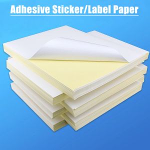 Papier A4 50 feuilles autocollants brillants / autocollant papier autocollant coloré papier à jet d'encre ou laser