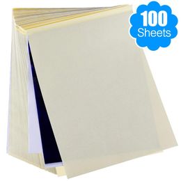 Paper A4 Size Tattoo Transfer Paper 100 Sheets Tattoo Stencil Paper Thermal Stencil Papier voor Skin