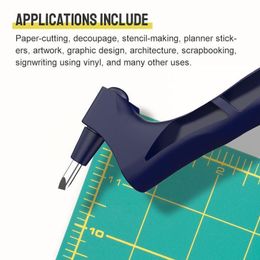 Paper Craft Cutting Tools 360 graden Roterend Blade Knife Gyro Cutter Hobby Art voor DIY Craft Scrapbooking Stencil Supplies