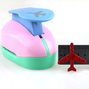 Barco de papel gratis de 2 pulgadas forma de aeronave EVA Punch Handmade Card/Paper Puncher Gift Regalo Scrapbook Airplane Craft Hine