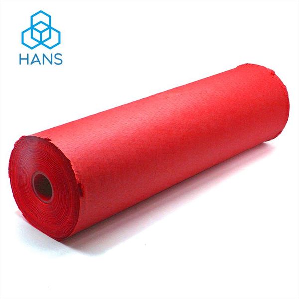 Paper Hot Red Color 38 cm*30m Papel para paquete de protección de máquina de panal