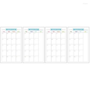 Papier losse bladvulling Binder Papers Inserts geregeerd dagboekring Ring Notebook Navulbare planner Navullingen gevoerd met A6 Grid Wide
