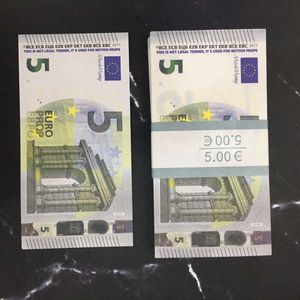 Papiergeld 500 Euro Speelgoeddollarbiljetten Realistisch Full Print 2-zijdig Speelbiljet Kinderfeest- en filmrekwisieten Fake Euro Pranks voor volwassenen1397869WYUJ