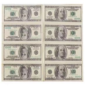 Serviettes en papier Serviettes 10 Feuilles Cent Dollars américains Serviette de table Argent Fl Imprimer 2 faces 100 Bills Stack Copy Drop Delivery Otl8V