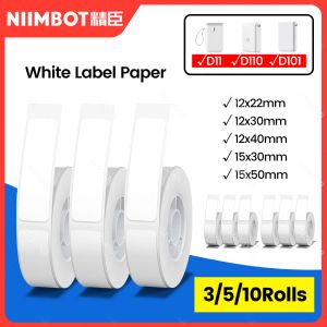 Paper Niimbot D101 D11 D110 Étiquettes thermiques Paper Roll Sticker Prix étanche Papiers Impression de marchandises pour l'ensemble de couleurs de l'imprimante Niimbot
