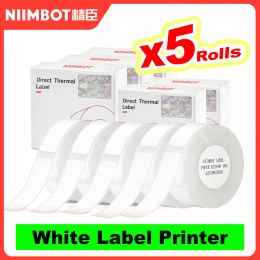 Papier Niimbot D11 D110 D101 Labelpapier Witte sticker 12*50mm 15*30mm 12*40 mm Thermisch waterdichte afdrukken voor officiële labelmaker