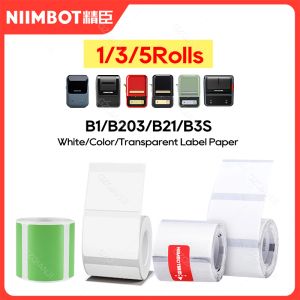 Papier Niimbot Papiers d'étiquette officiels pour imprimante d'étiquette B1 B21 Barcode Maker Thermal Sticker Prix Papier pour la maison Employée du magasin