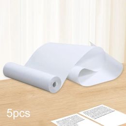 Papierolieresistentie 5 Rolletjes A4 Thermisch papier Inktloos 210x30mm Fax Machine Papier Thermisch afdrukpapier Rolletjes Niet giftig voor Home Office