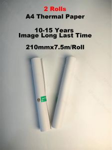 Papier Paper Thermal A4 Papier pour A40 Imprimante Long Time Storage continu Paper Rouleau Thermal Papel Termico