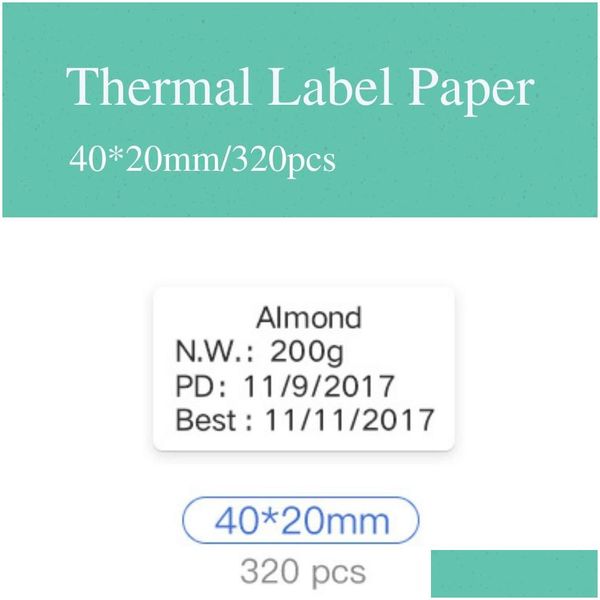 Produits en papier Niimbot B21 B3S Imprimante thermique d'étiquettes 5 rouleaux Imprimantes à huile étanches de poche Drop Delivery Office School Business Ind Otswv