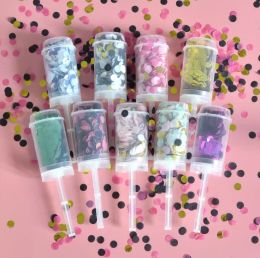 Papier Duwen Confetti Bruiloft Decoratie Papier Push Tube Sharking Papier Decoratie DIY Push Supplies