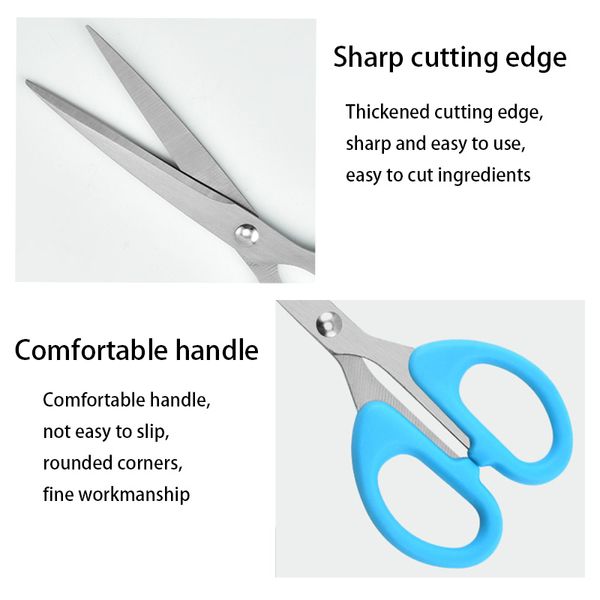 Paper Scissor Ultra Sharp MultipUrpose Blade Shears Professional Ergonomic Comfort Conjuga para la oficina Home Diy Corting Corting