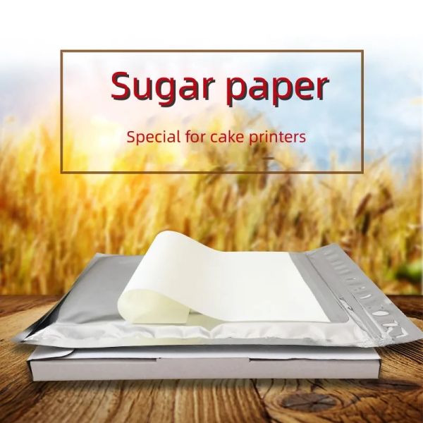 Papier de riz gluant plus épais papier glacée de crème glacée pour la pâtisserie imprimée gâteau de confiserie ou cuisson pour les emballages de bonbons