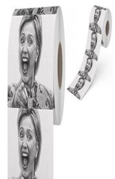 Serviettes en papier entières Hillary Clinton toilettes vente créative tissu drôle Gag blague cadeau 10 pièces par ensemble 4927825