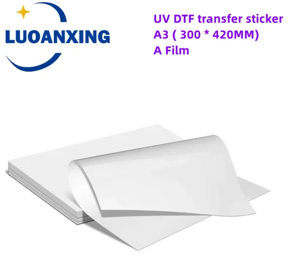 Paper UV DTF AB Film Transfer Sticker UV DTF Impression directe Impression directe vers un film en plastique en plastique en métal en métal en cuir en verre