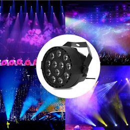 Par lumière 12 LED RGBW éclairage de scène DMX 512 pour Club Disco fête salle de bal KTV Bar mariage DJ spectacle en direct effet d'éclairage