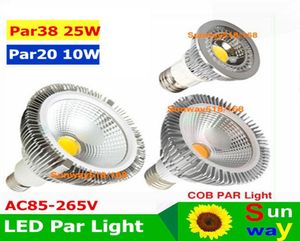 par38 led cob licht E27 E26 PAR20 PAR30 PAR38 led-lampen licht 10w 20w 25w Dimbaar 85265V warm puur koel wit led-spotights5410861