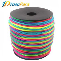 Paracorde 100 mètres arc-en-ciel Paracord 3mm corde corde Parachute lanière corde escalade Camping équipement de survie Paracord Bracelet