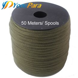 Paracord 230 kleuren Paracord 550 Paracorde touw Cuerda Escalada Mil Spec Type III 7 Strand Parachute Outdoor Campling Survival Aankopen