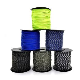 Paracord 2mm één stand Cores 100meter Paracord voor Survival Parachute Cord Lanyard Touw Camping Klimmen Camping Touw Wandelen