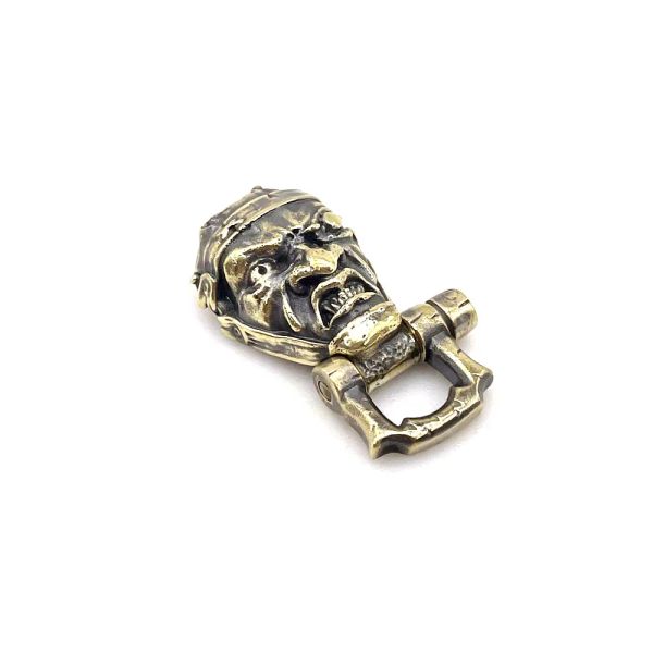 Paracord Brass Pirate Bracelet Buckle Part Edc Wear Paracord Accessoire idéal pour le cadeau de charmes en plein air pour hommes femmes