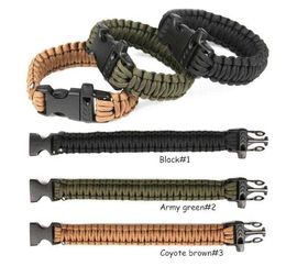 Gratis verzending Paracord Parachute Cord Lanyard Survival Armband Survival paracord armband, Outdoor Armband Type Outdoor Armband