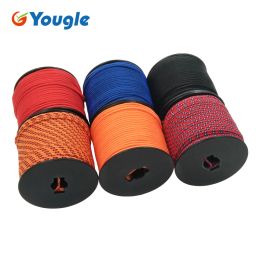 Paracord YOUGLE 5 hebras 350LB 3MM cuerda de paracaídas cuerda de senderismo cuerda para acampar tendedero equipo de emergencia 164 pies