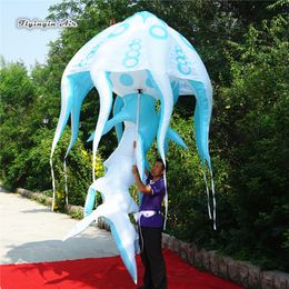Parade prestaties hand met verwijderbare opblaasbare kwallen ballon 3m gesimuleerde wandelen opblazen op kwallen voor evenement