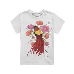 Paradisaeidae imprimé motif Floral t-shirt pour garçons bébé garçon vêtements à manches courtes t-shirt enfants haut t-shirt été enfant en bas âge 230301