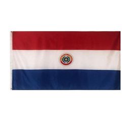 Flag Paraguay High Quality 3x5 Ft 90x150cm Festival Festival Party Gift 100d Polyester Indoor Outdoor Imprimé Flags Banners3113103