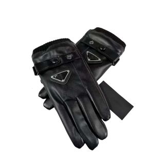 pard gant Luxe coupe-vent chaud Top qualité automne couleur unie gants créateurs européens américains pour hommes femmes écran tactile gant hiver cinq doigts gants
